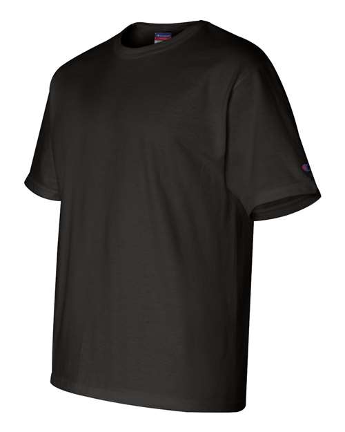 Champion T105, Unisex Heritage Jersey T-shirt, Black