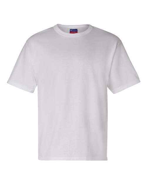 Champion T105, Unisex Heritage Jersey T-shirt, White