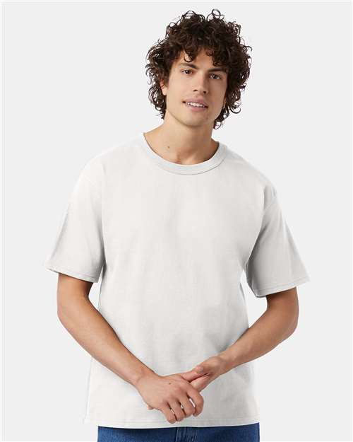Champion T105, Unisex Heritage Jersey T-shirt, White