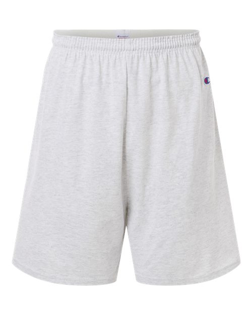 Champion 8187, Unisex Cotton Gym Shorts, Silver Grey