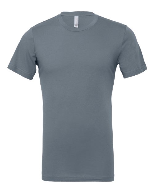 BELLA + CANVAS 3001, Jersey Tee, Steel Blue