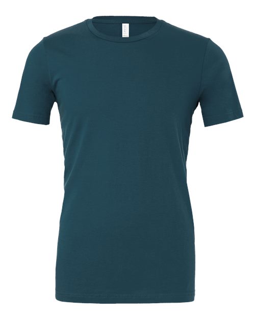 BELLA + CANVAS 3001, Jersey Tee, Deep Teal