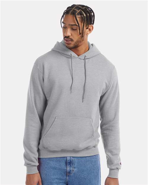 Unisex Powerblend® Hooded Sweatshirt - Light Steel - - 1757