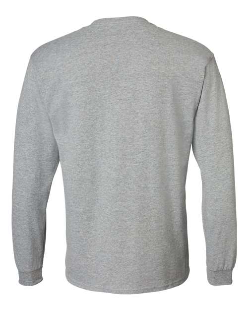Gildan 8400, Unisex Dryblend 50/50 Long Sleeve T-shirt, Sport Grey
