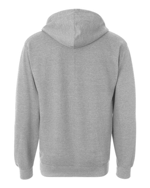 Independent Trading Co. SS4500, Unisex Midweight Hooded Sweatshirt, Grey Heather