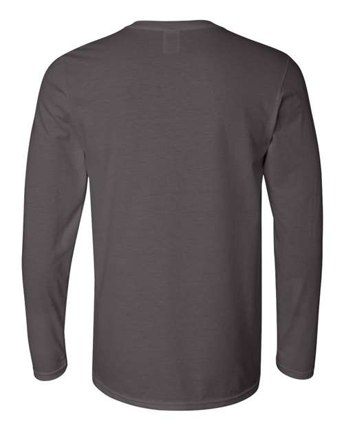 Gildan 64400, Unisex Softstyle Long Sleeve T-shirt, Charcoal