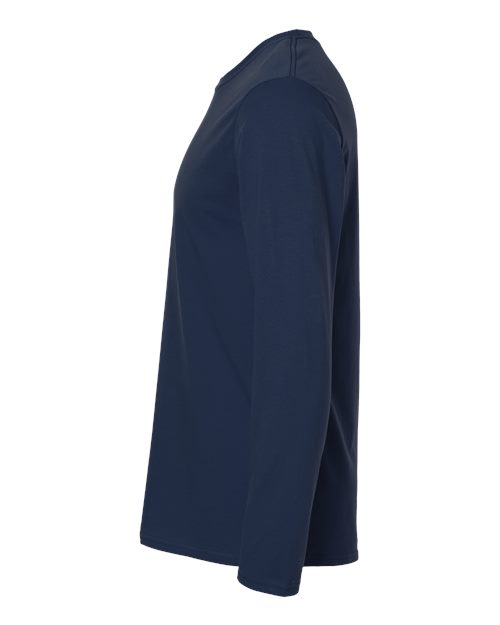 Gildan 64400, Unisex Softstyle Long Sleeve T-shirt, Navy
