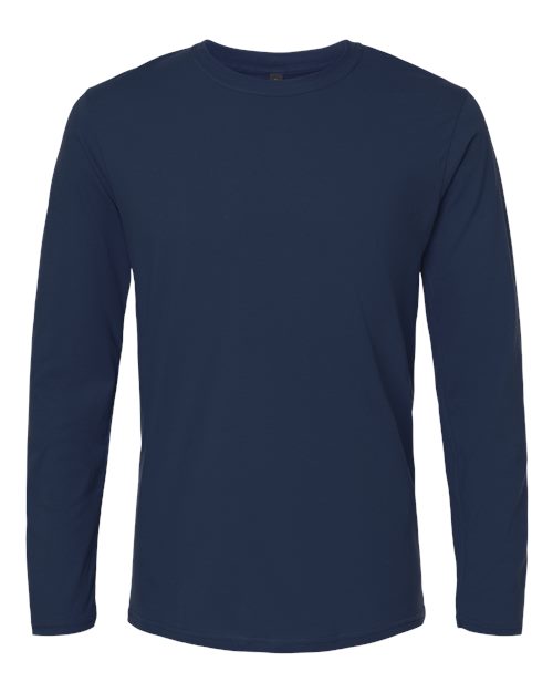 Gildan 64400, Unisex Softstyle Long Sleeve T-shirt, Navy