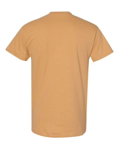 Gildan 5000, Unisex Heavy Cotton T-shirt, Old Gold
