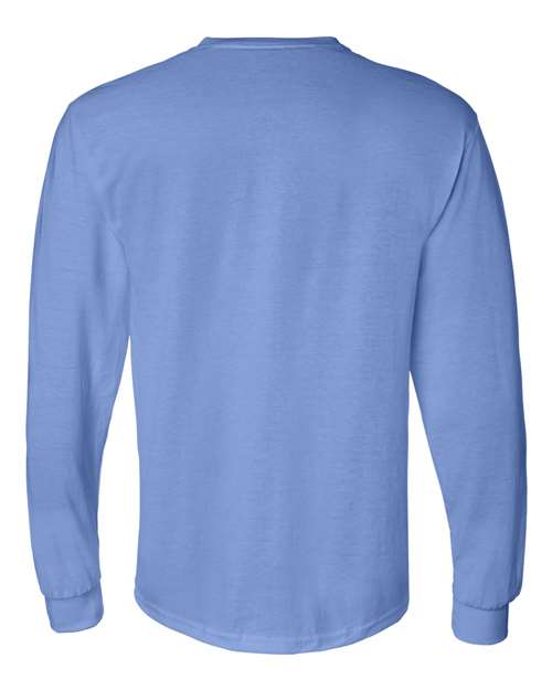 Gildan 8400, Unisex Dryblend 50/50 Long Sleeve T-shirt, Carolina Blue
