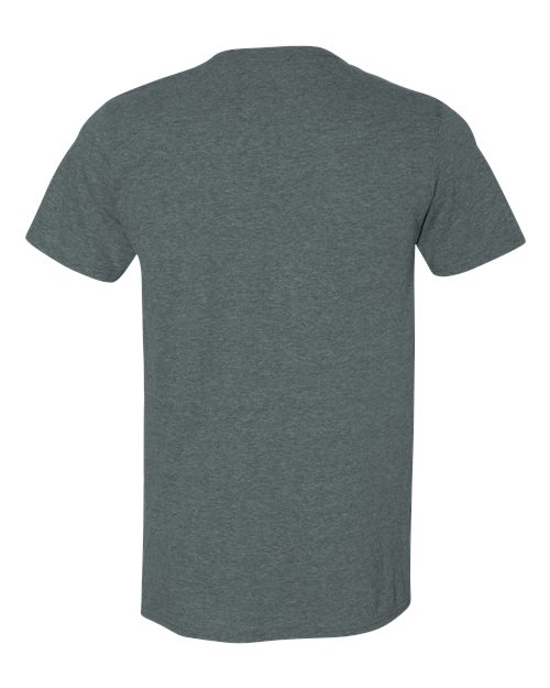 Gildan 64000, Unisex Softstyle T-shirt, Dark Heather