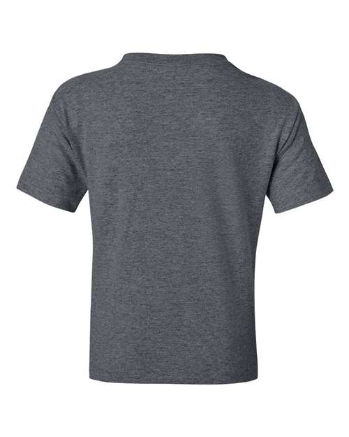 Gildan 8000B, Youth Dryblend T-shirt, Dark Heather