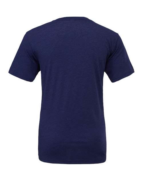 BELLA + CANVAS 3413, Triblend Tee, Navy Triblend