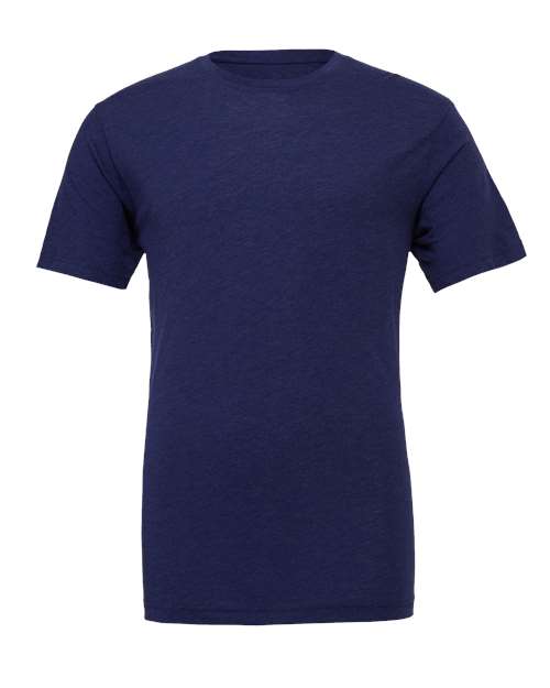 BELLA + CANVAS 3413, Triblend Tee, Navy Triblend