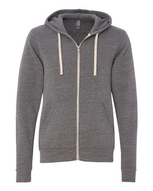 Unisex Triblend Sponge Fleece Full-Zip Hoodie Sweatshirt - - 2010 - Toronto Screen Printing- Color