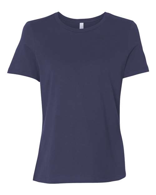 BELLA + CANVAS 6400, Women’s Relaxed Jersey Tee, Navy