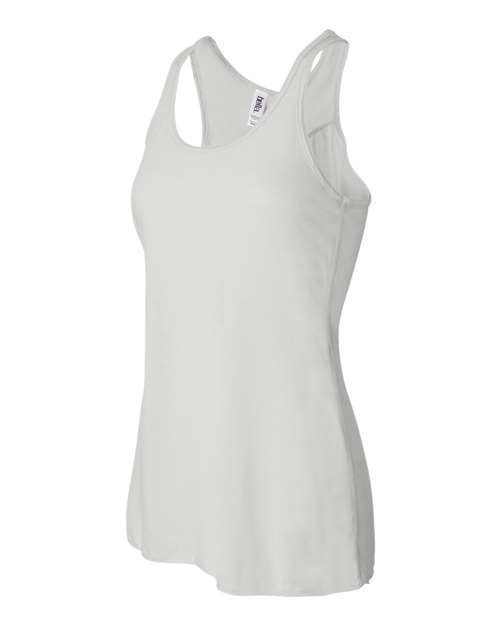 BELLA + CANVAS 8800, Women's Flowy Racerback Tank, White