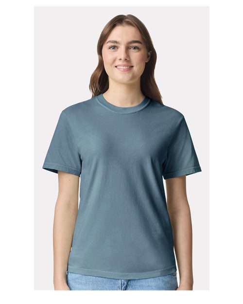Unisex Garment-Dyed Heavyweight T-Shirt - Ice Blue - - 1822