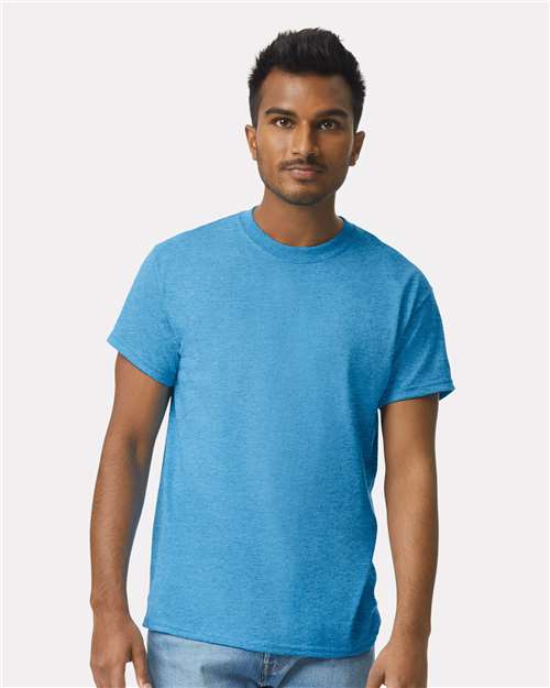 Gildan 2000, Unisex Ultra Cotton T-shirt, Heather Sapphire