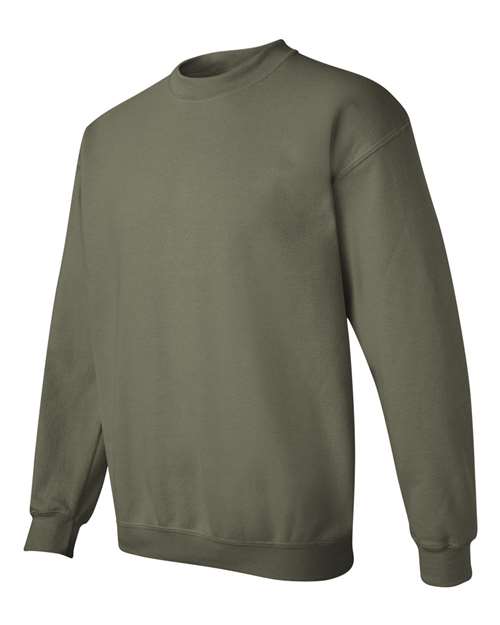 Gildan 18000, Unisex Heavy Blend Crewneck Sweatshirt, Military Green