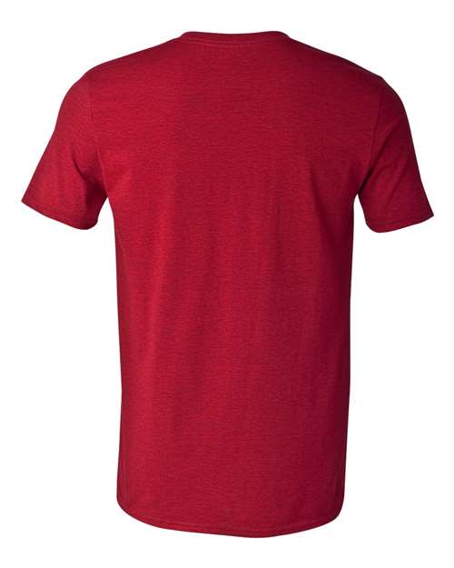 Gildan 64000, Unisex Softstyle T-shirt, Antique Cherry Red