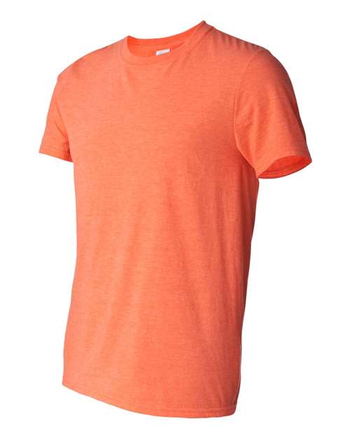 Gildan 64000, Unisex Softstyle T-shirt, Heather Orange