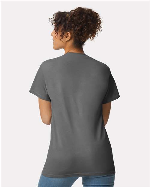 Gildan 2300, Unisex Ultra Cotton Pocket T-shirt, Charcoal
