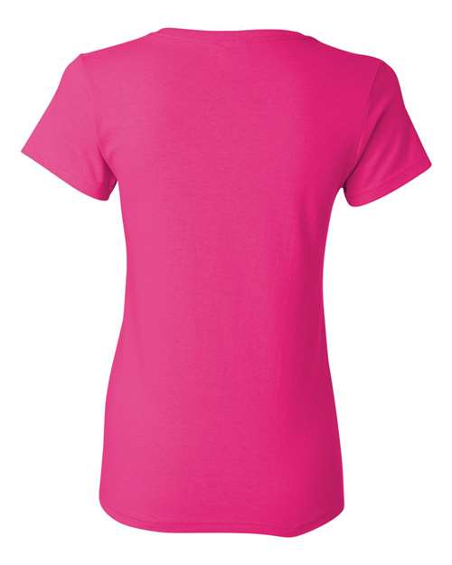 Gildan 5000L, Women's Heavy Cotton T-shirt, Heliconia