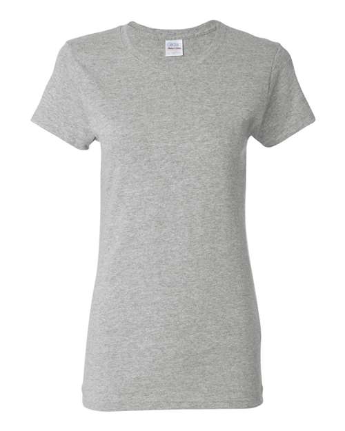 Gildan 5000L, Women's Heavy Cotton T-shirt, Sport Grey