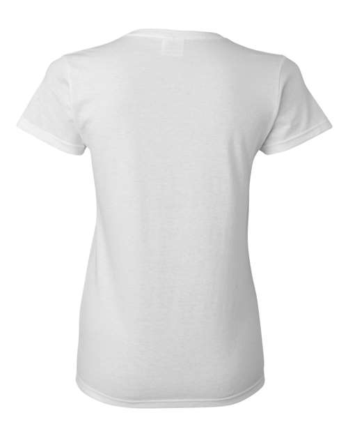Gildan 5000L, Women's Heavy Cotton T-shirt, White