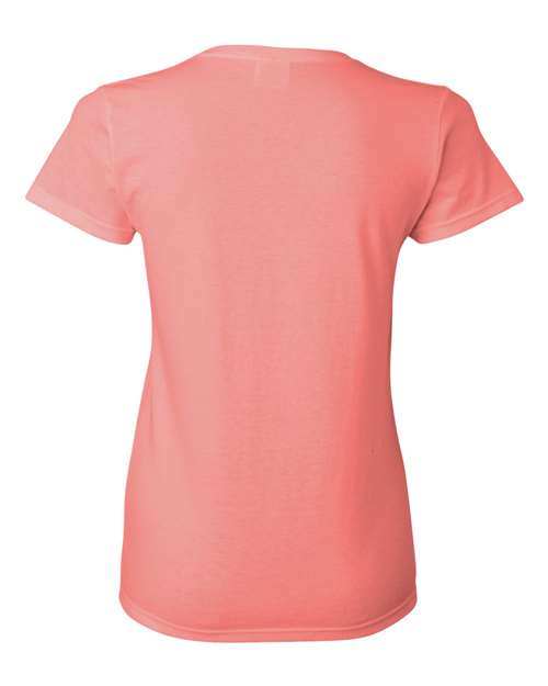 Gildan 5000L, Women's Heavy Cotton T-shirt, Coral Silk