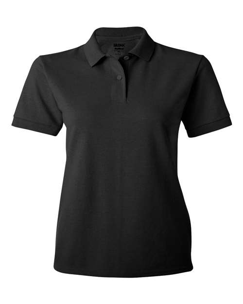 DryBlend® Women's Piqué Polo - - 2120 Black M 16560 6-6.9 oz 94800L Athletics Blends Button Down Collar Cotton/Poly (50/50) Cuffed / Cuffs Fitted Gildan Heavy (Over 6 oz) Moisture-Management No Visible Logos Performance Pique Plackets Polos Polos & Knits Polyester Short Sleeves Side Seams Sport Shirts Tear Away Tops Welt Collar Womens