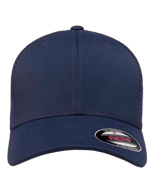 Ultrafiber Mesh Cap - - 2170 Navy 6533 87095 Adult Blends Fitness and Wellness Fitted Flexfit Go To Fashion Hats Headwear Mens & Unisex Mesh Mesh Back Mid Profiles No Treatment No Visible Logos Nylon Polyester Pre-Curved Visor School & Team Six-Panel Spandex Structured