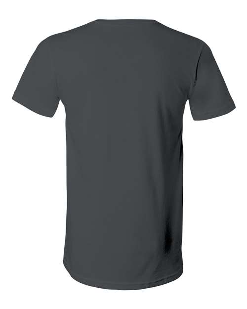 BELLA + CANVAS 3005, Unisex Jersey V-neck Tee, Asphalt