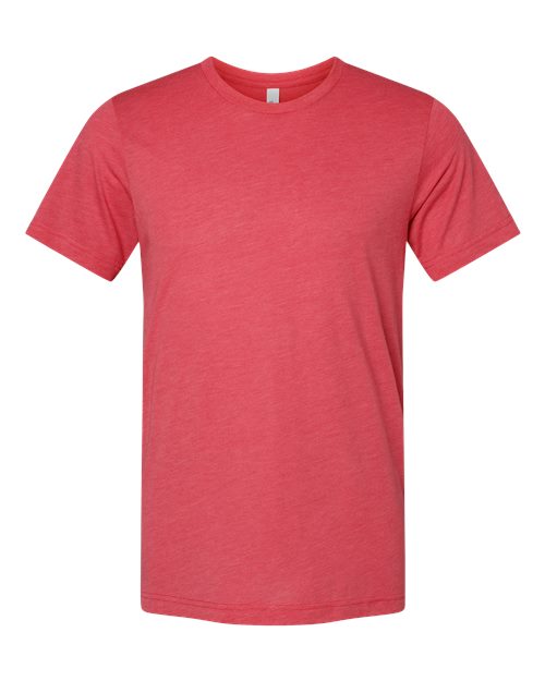BELLA + CANVAS 3413, Triblend Tee, Red Triblend