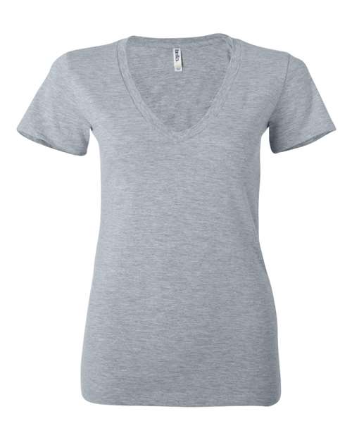 Women’s Jersey Deep V-Neck Tee - - 2259 - Toronto Screen Printing- Color