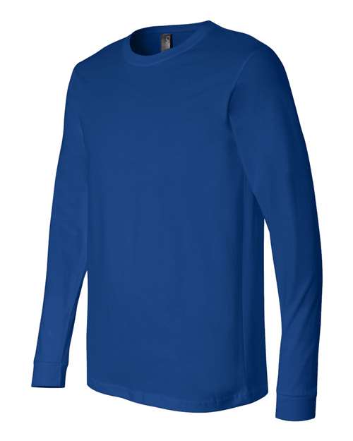 BELLA + CANVAS 3501, Unisex Jersey Long Sleeve Tee, True Royal