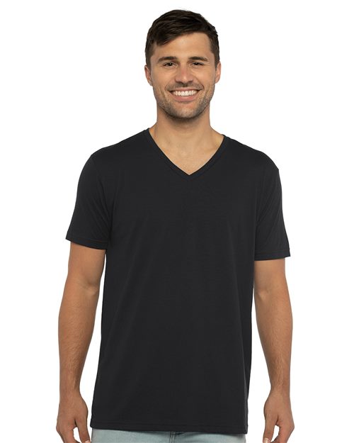 Men's Sueded V-Neck T-Shirt - - 3498 4-4.9 oz 57118 6440 Adult Best Selling Brands Blends CA New ab Cotton - Combed Cotton - Over 50% Cotton - Ringspun Eco-Friendly Fashion T-Shirts Fitted Garment Washed Go To Fashion Jersey Light (Under 5 oz) Mens & Unisex Next Level Next Level Triblend and Sueded No Visible Logos Short Sleeves Side Seams Socially Conscious Manufacturing Sustainable Manufacturing Sustainable Styles T-Shirts T-Shirts - Premium Tops Unisex V-Neck