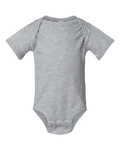 Rabbit Skins 4424, Infant Fine Jersey Bodysuit, Heather
