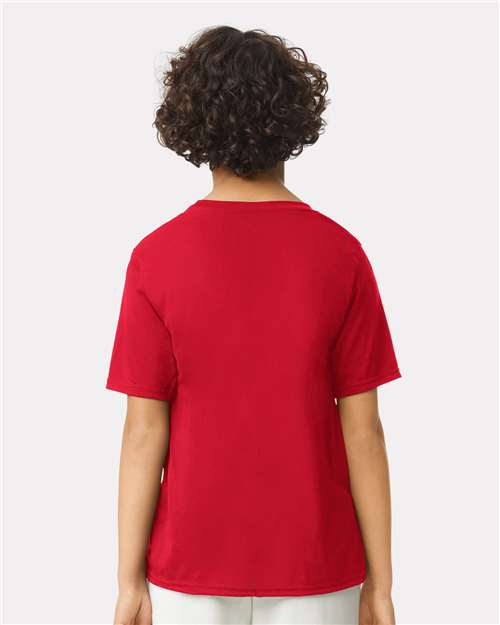 Gildan 42000B, Youth Performance T-shirt, Red