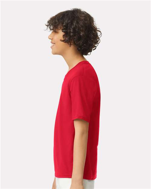 Gildan 42000B, Youth Performance T-shirt, Red