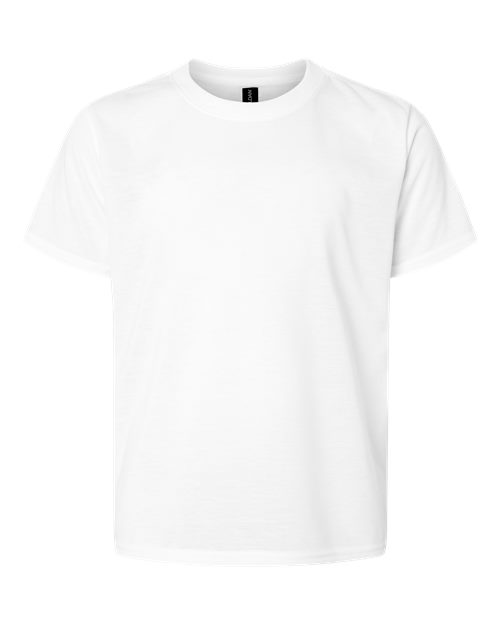 Gildan 42000B, Youth Performance T-shirt, White