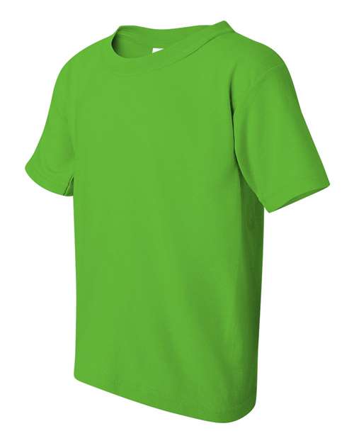 Gildan 5000B, Youth Heavy Cotton T-shirt, Electric Green