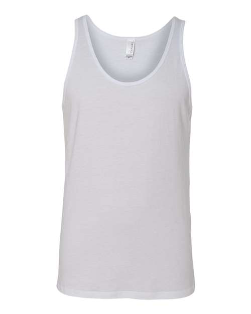 BELLA + CANVAS 3480, Jersey Tank, White
