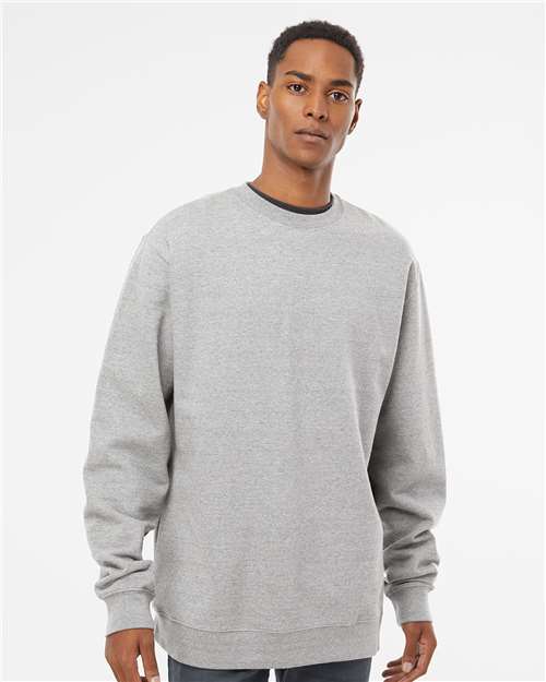 Independent Trading Co. SS3000, Unisex Midweight Crewneck Sweatshirt, Grey Heather