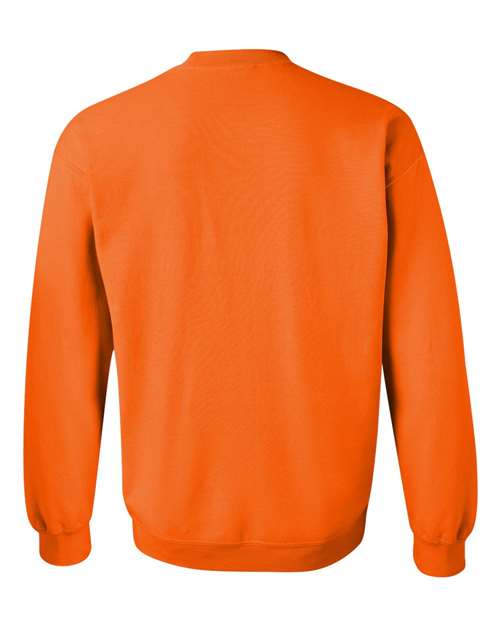 Gildan 18000, Unisex Heavy Blend Crewneck Sweatshirt, Safety Orange
