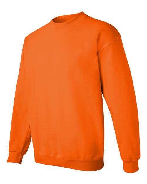 Gildan 18000, Unisex Heavy Blend Crewneck Sweatshirt, Safety Orange