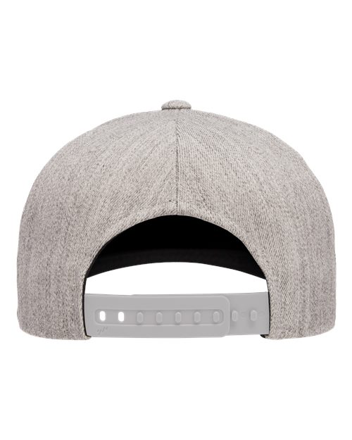 Flexfit 110F, 110 Snapback Cap, Heather Grey