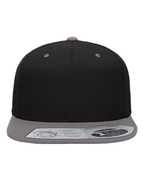 Flexfit 110F, 110 Snapback Cap, Black/ Grey