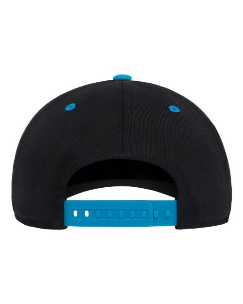Flexfit 110F, 110 Snapback Cap, Black/ Teal
